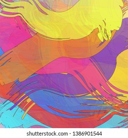 Abstract colorful grunge backgrounds. Brush stroke and texture. Vector design
