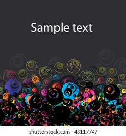 Abstract colorful (grunge banner) background for your business artwork