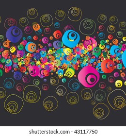 Abstract colorful (grunge banner) background for your business artwork