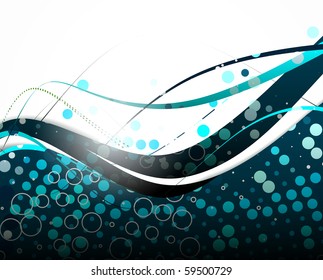 Abstract colorful halftone background. Vector illustration.