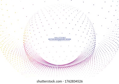 Abstract Colorful halftone, design  background. vector