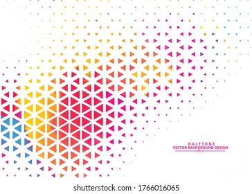 Abstract Colorful halftone, design  background. vector