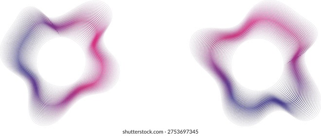 Abstractas Formas manchas punto
