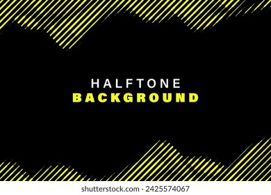 Abstract colorful halftone dots horizontal vector illustration.