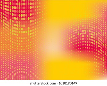 Abstract colorful halftone pattern. Futuristic panel. Gradient background Gunge dotted backdrop with gradient, circles, dots, point. Design element for web banners, posters, cards, wallpapers, sites. 