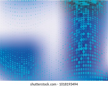 Abstract colorful halftone pattern. Futuristic panel. Gradient background Gunge dotted backdrop with gradient, circles, dots, point. Design element for web banners, posters, cards, wallpapers, sites. 