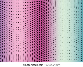 Abstract colorful halftone pattern. Futuristic panel. Gradient background Gunge dotted backdrop with gradient, circles, dots, point. Design element for web banners, posters, cards, wallpapers, sites. 