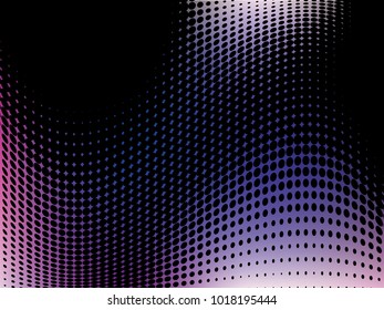 Abstract colorful halftone pattern. Futuristic panel. Gradient background Gunge dotted backdrop with gradient, circles, dots, point. Design element for web banners, posters, cards, wallpapers, sites. 