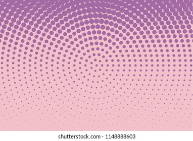 Abstract colorful halftone pattern. Futuristic panel. Grunge dotted backdrop with circles, dots, point. Design element for web banners, posters, cards, wallpapers, sites. Pink, violet color