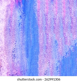 Abstract colorful hand painted watercolor background. 