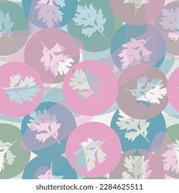Abstract Colorful Hand Sketched Circles Seamless Background Pattern.  Abstract pattern. 