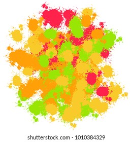 Abstract colorful Happy Holi background for Festival of Colors celebration greetings vector illustration