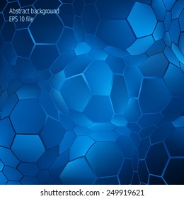Abstract colorful hexagon background