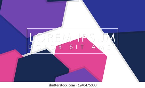 abstract colorful hexagon background vector design with shadow