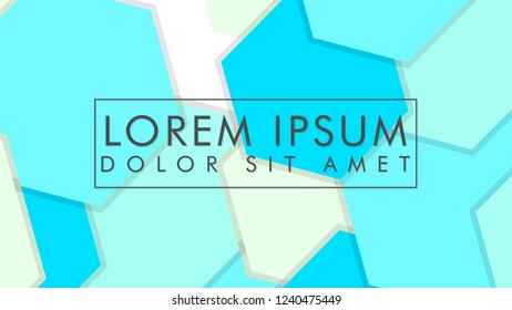 abstract colorful hexagon background vector design with shadow