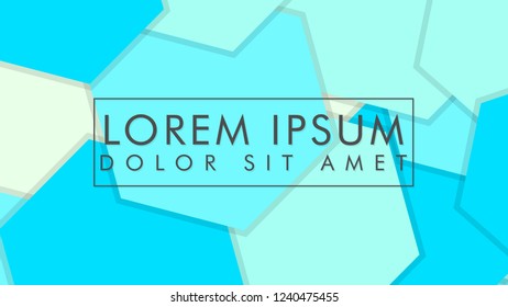 abstract colorful hexagon background vector design with shadow