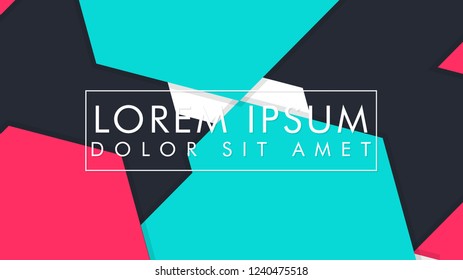 abstract colorful hexagon background vector design with shadow