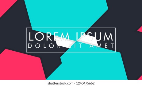 abstract colorful hexagon background vector design with shadow