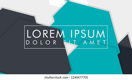 abstract colorful hexagon background, vector design with shadow
