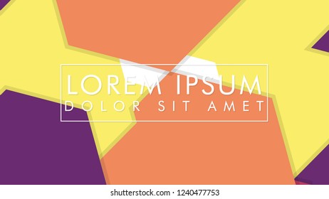 abstract colorful hexagon background vector design with shadow