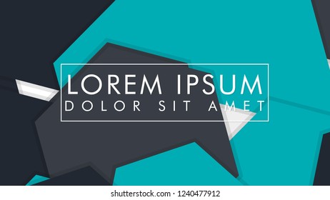 abstract colorful hexagon background, vector design with shadow