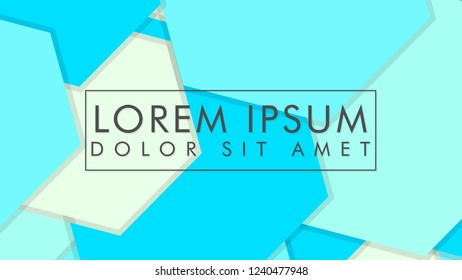 abstract colorful hexagon background vector design with shadow