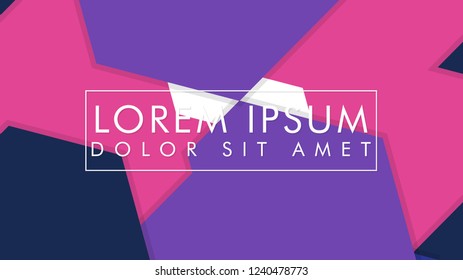 abstract colorful hexagon background vector design with shadow