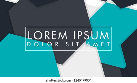 abstract colorful hexagon background, vector design with shadow