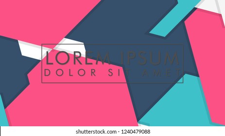 abstract colorful hexagon background vector design with shadow