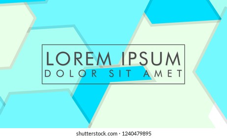 abstract colorful hexagon background vector design with shadow