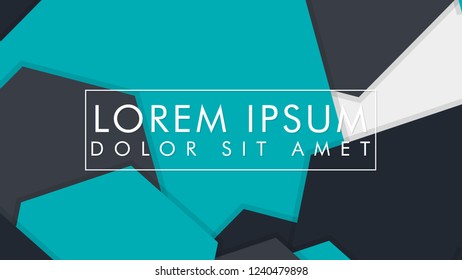 abstract colorful hexagon background, vector design with shadow