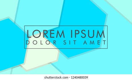 abstract colorful hexagon background vector design with shadow