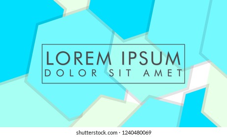 abstract colorful hexagon background vector design with shadow
