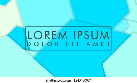 abstract colorful hexagon background vector design with shadow