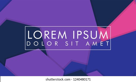 abstract colorful hexagon background vector design with shadow