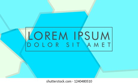 abstract colorful hexagon background vector design with shadow