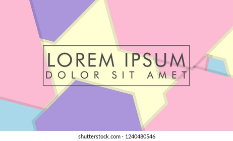 abstract colorful hexagon background vector design with shadow