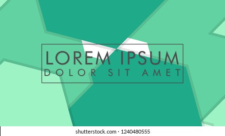 abstract colorful hexagon background vector design with shadow and color green gradient