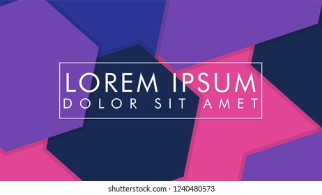 abstract colorful hexagon background vector design with shadow