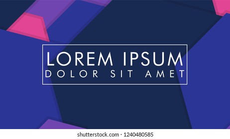 abstract colorful hexagon background vector design with shadow