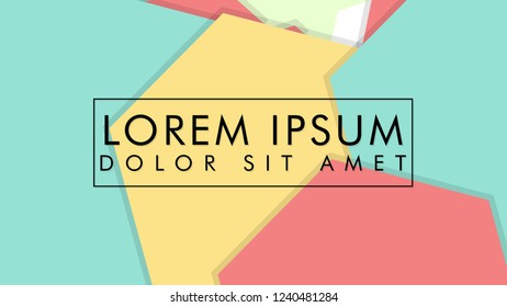abstract colorful hexagon background vector design with shadow