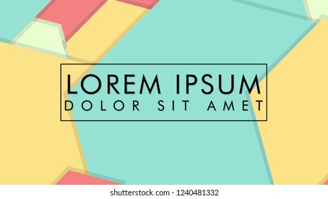 abstract colorful hexagon background vector design with shadow