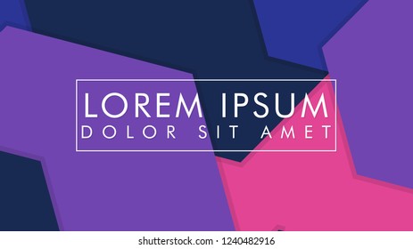 abstract colorful hexagon background vector design with shadow