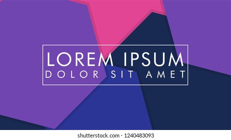 abstract colorful hexagon background vector design with shadow