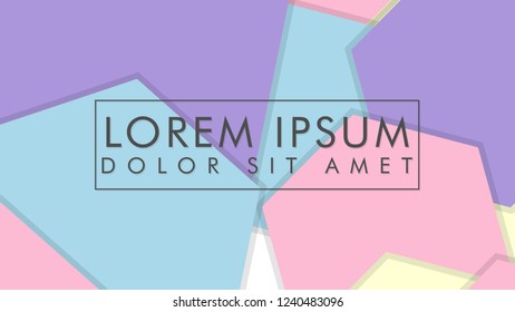 abstract colorful hexagon background vector design with shadow