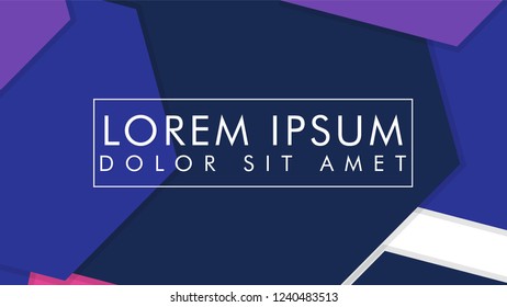 abstract colorful hexagon background vector design with shadow