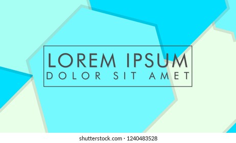 abstract colorful hexagon background vector design with shadow