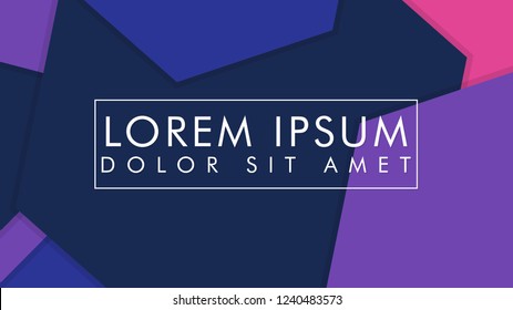 abstract colorful hexagon background vector design with shadow