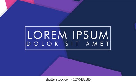 abstract colorful hexagon background vector design with shadow