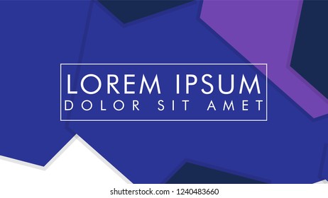 abstract colorful hexagon background vector design with shadow